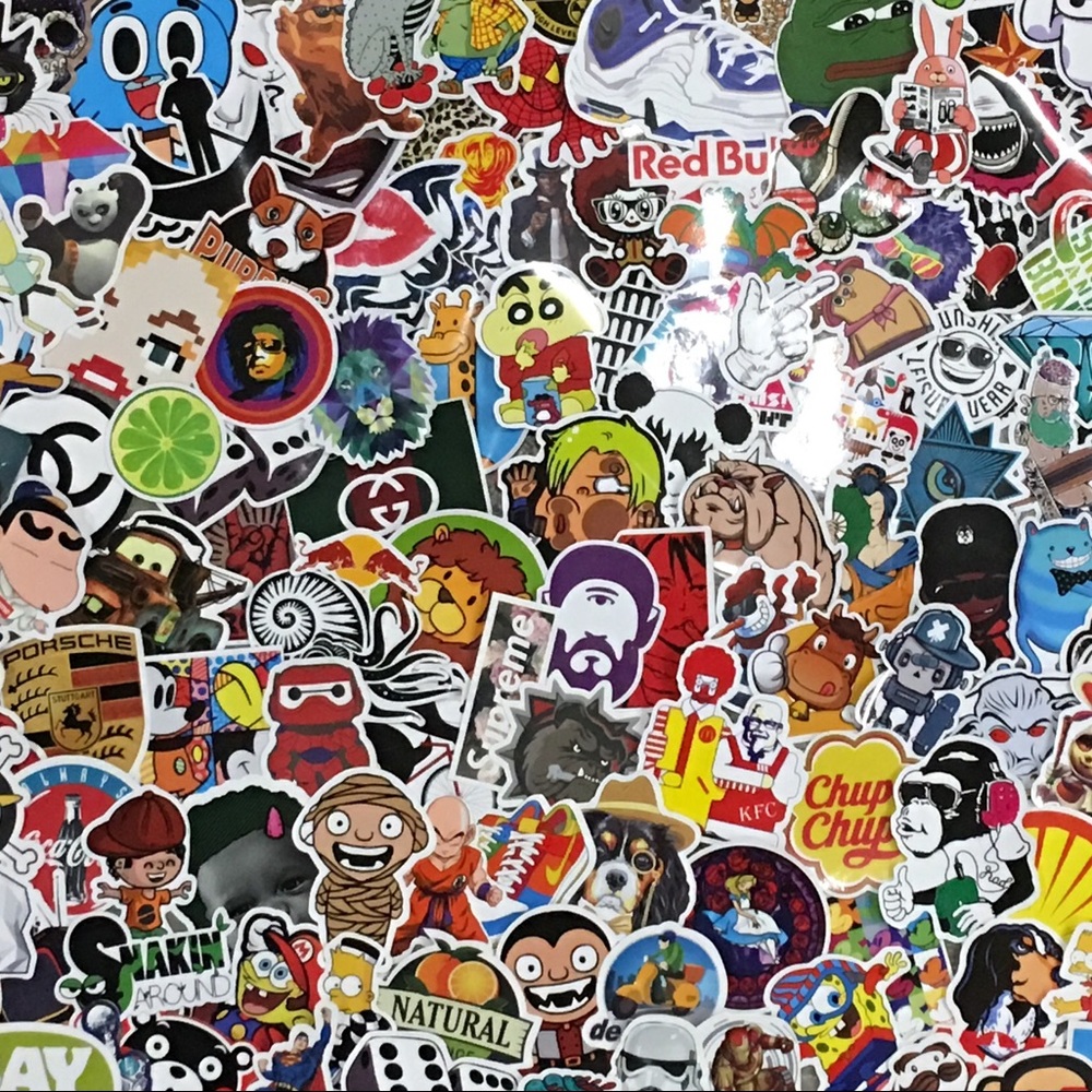 50 Graffito Stickers—Appropriate for ALL Ages